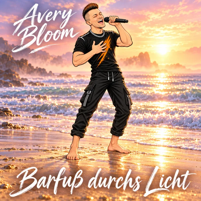 Cover Barfuß durchs Licht – Avery Bloom